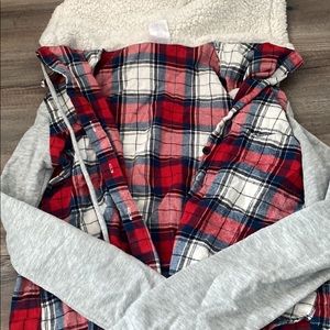flannel with soft hood